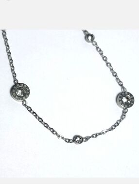 Bezel stationary Bracelet Adjustable